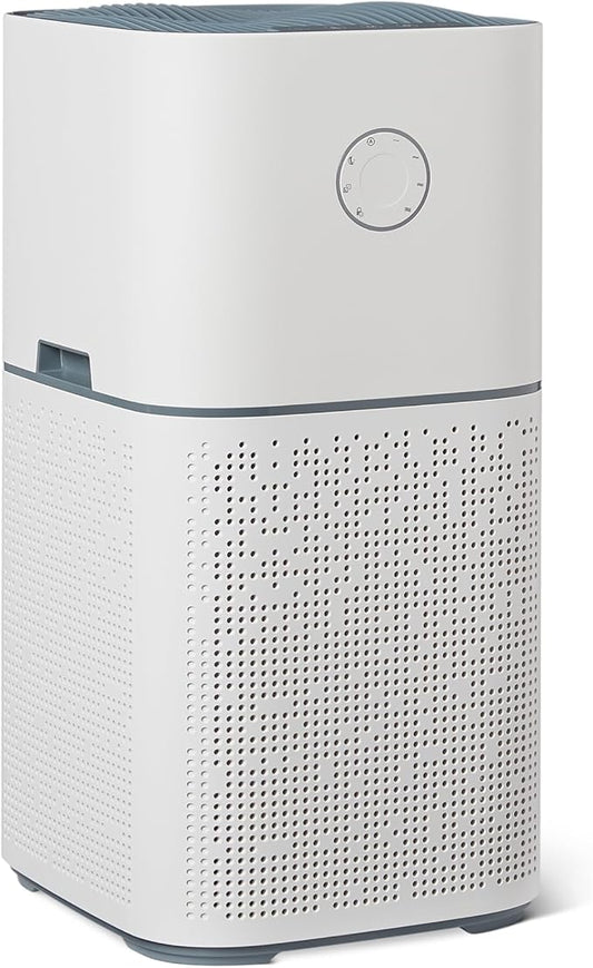 Amazon Basics Air Purifier for Home Large Rooms with 3-Stage Filtration, Covers Up to 2600 Sq ft, White