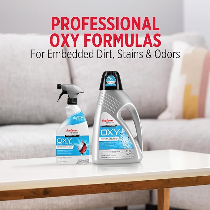 Rug Doctor X3 Commercial Carpet Cleaner - Large Red Oxy Pro Pack