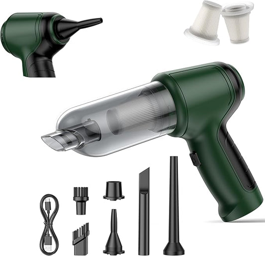 Handheld Car Vacuum - 15000Pa Cordless Wet/Dry, 120W High Power with Complete Accessory Kit for Cars, Pet Hair, Home & Office