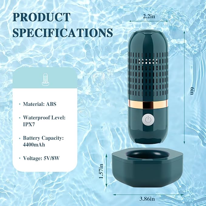 Fruit and Vegetable Washing Machine Fruit Vegetable Cleaner Device Veggie Washer, Portable USB Wireless Produce Washer Fruit Wash with OH-ion Purification Technology for Cleaning Food