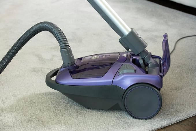 Kenmore 81614 600 Series Pet Friendly Lightweight Bagged Canister Vacuum with Pet PowerMate, Pop-N-Go Brush, 2 Motors, HEPA, Aluminum Telescoping Wand, Retractable Cord, and 3 Cleaning Tools-Purple