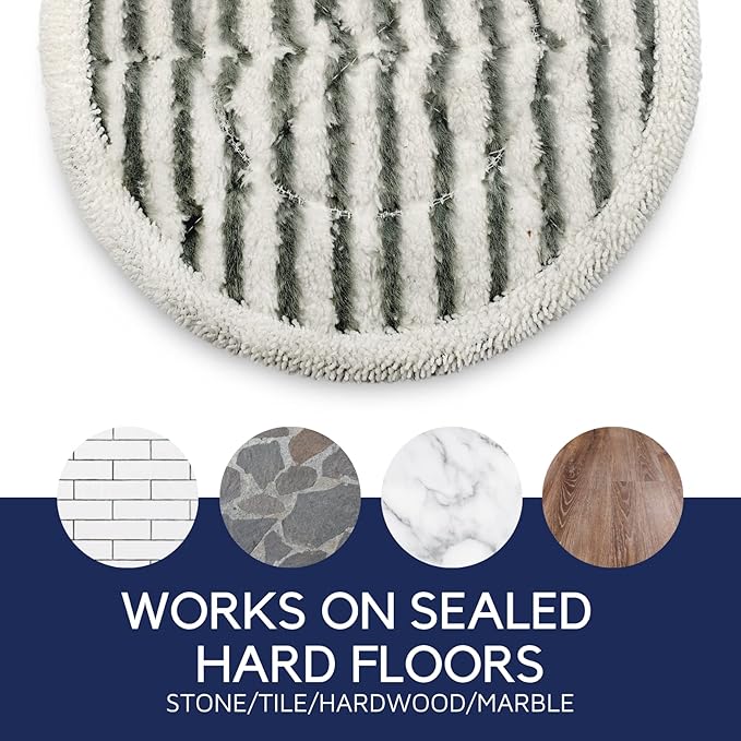 F Flammi Steam & Scrub Mop Pads for Shark S8201 S8001 S7001 S7201 S7000AMZ S7000 S7005 S7020 S7001C Steam & Scrub Mop Dirt Grip Steam Mop Replacement Pads