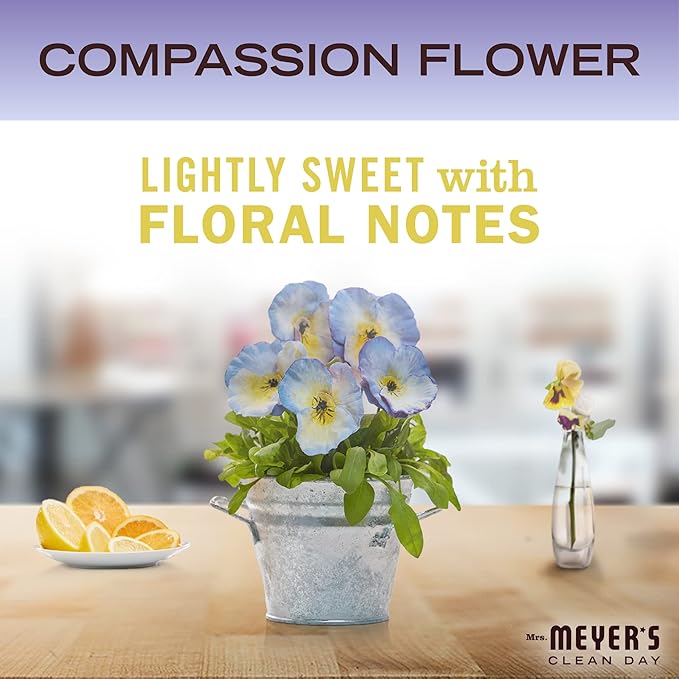 MRS. MEYER'S CLEAN DAY Ultra Concentrated Laundry Detergent, Compassion Flower Scent, 24.3 fl oz