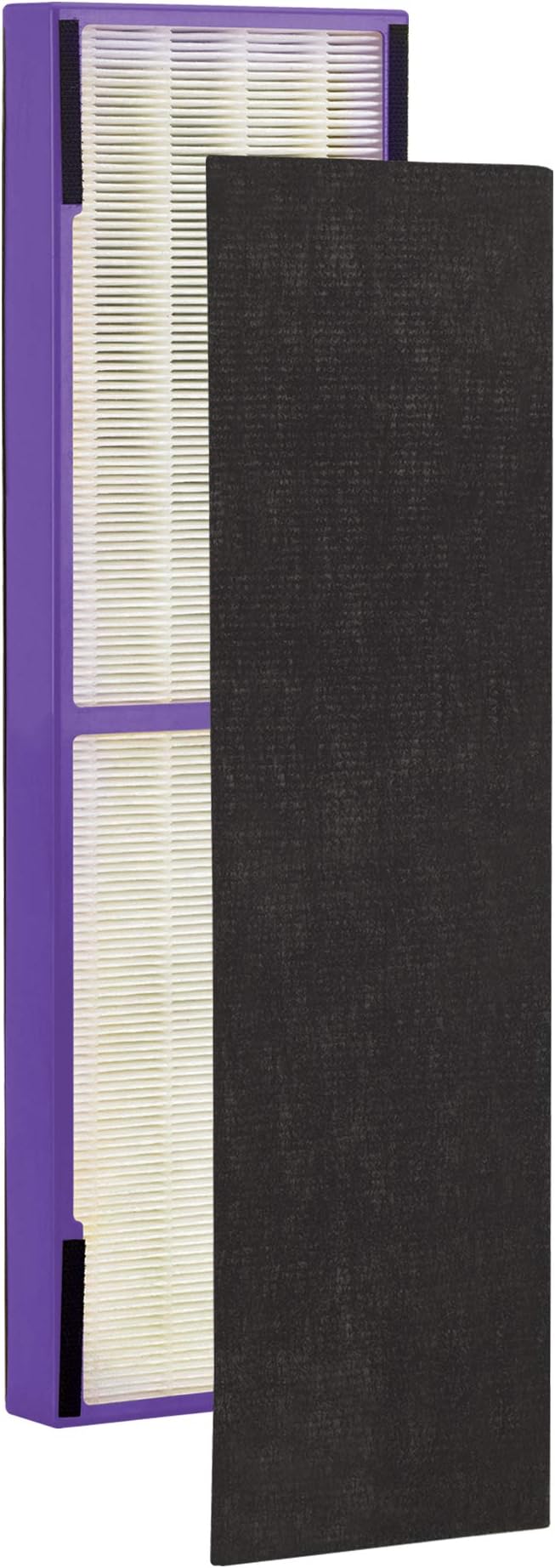 GermGuardian Pet Pure HEPA Genuine Replacement Filter B, Removes 99.97% of Pollutants for AC4825, AC4820, AC4850, AC4870, CDAP4500, AC4900, AC4300, AP2200, 4- Pack, Black/Purple, FLT4850PT4PK