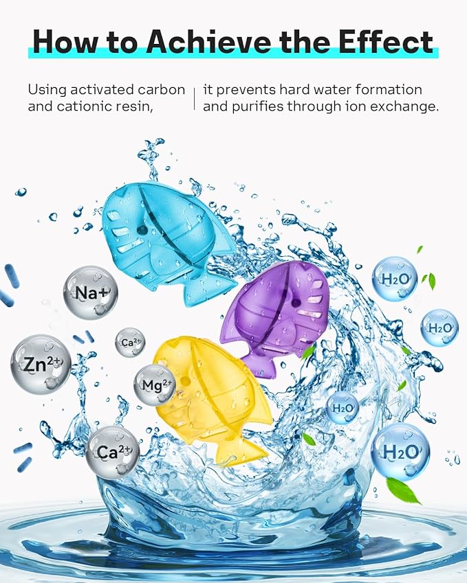 Leemone Humidifier Cleaning Fish for Humidifiers & Fish Tanks, 10 Pack Humidifier Cleaner, Purifies Water, Reduces Scale