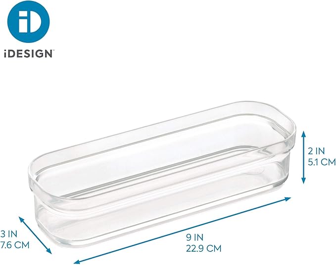 iDesign Crisp Drawer Organizer, Clear