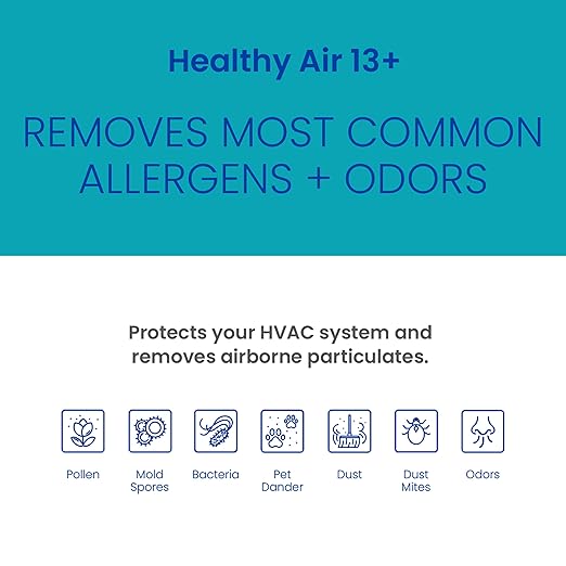 AprilAire 413CBN Replacement Filter for AprilAire Whole House Air Purifiers - MERV 13 with Carbon, Healthy Home Allergy + Odor Reduction, 16x25x4 Air Filter (Pack of 2)