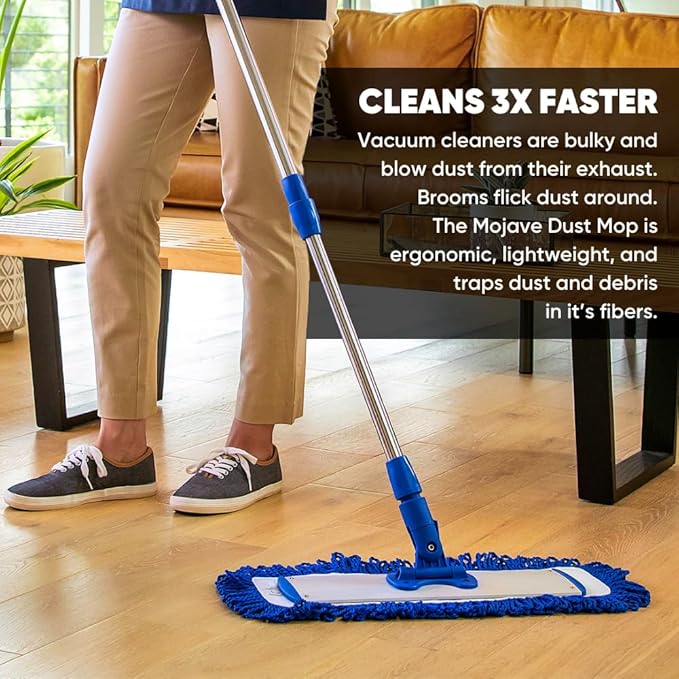 Bulk 18" Mojave Microfiber Dust Mop Pads | Wholesale Microfiber Mop Refills | Case Quantity (108 Count)
