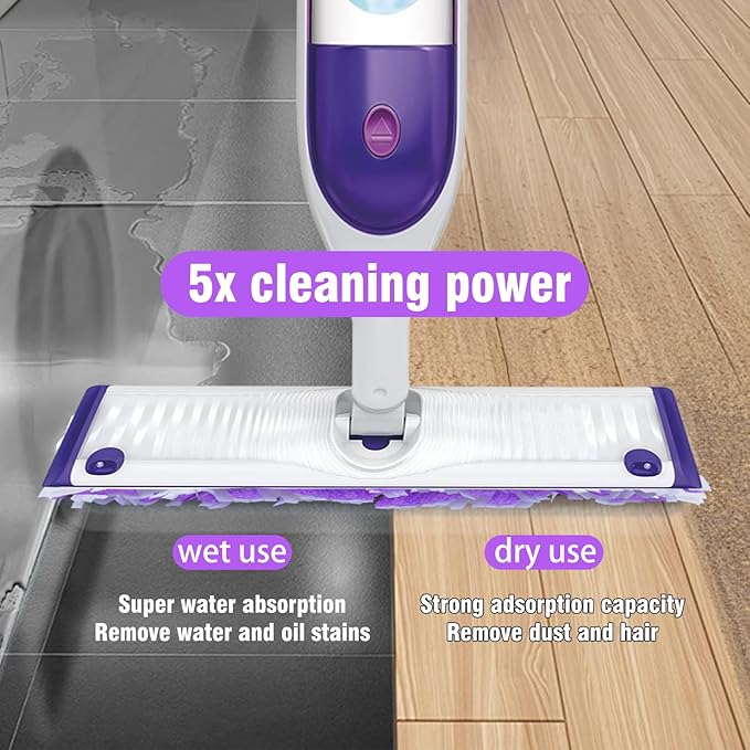 28 Count ‌Disposable Heavy-Duty Power Mop Pads Refills for Swiffer Power Mop,Replacement Floor Cleaning Refills, Non-Washable & Unscented, Compatible with Swiffer PowerMop (Quick-Absorb, No Residue)