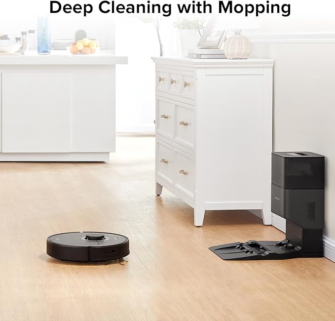 roborock 2 Pack Microfiber Mop Cloths for Q 5, Q5 Pro, Q5 Pro+, Q7, Q7Max, Q8Max, Q8Max+, E Series, S5, S5 Max, S 6, S6 Pure, S6 MaxV Robot Vacuum Cleaner, Mop Pad Replacement Accessories