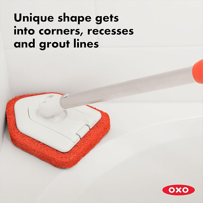 OXO Good Grips Extendable Shower, Tub and Tile Scrubber - 42 inches