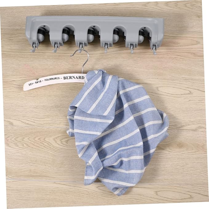 Cabilock Broom Mop Holder Wall Mount Storage Rack Garage Tool Holder Ball Slots and Hooks