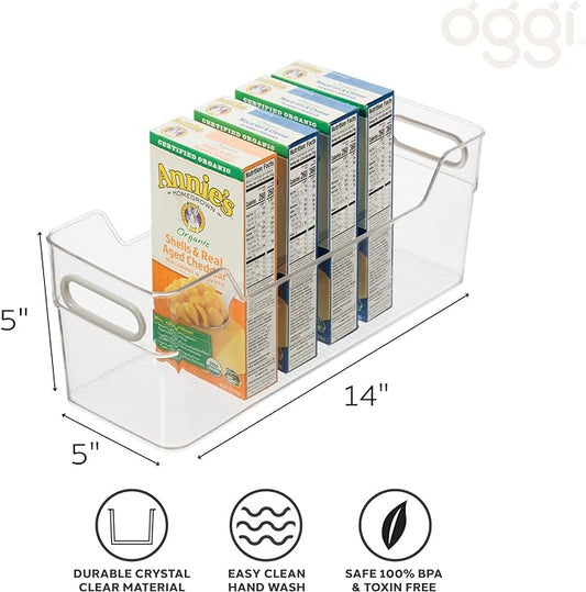 Oggi Cabinet / Drawer High Wall Storage Bin (14" x 5" x 5")