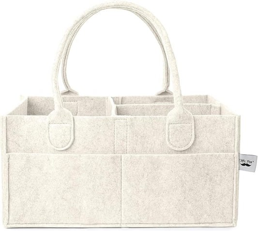 Mr. Pen- Baby Diaper Caddy Organizer, Beige, Baby Organizer, Car Diaper Caddy