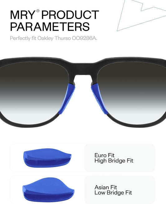 Mryok Replacement Nose Pieces Nose Pads for Oakley Thurso OO9286 / Thurso AF OO9286A Sunglasses - Options