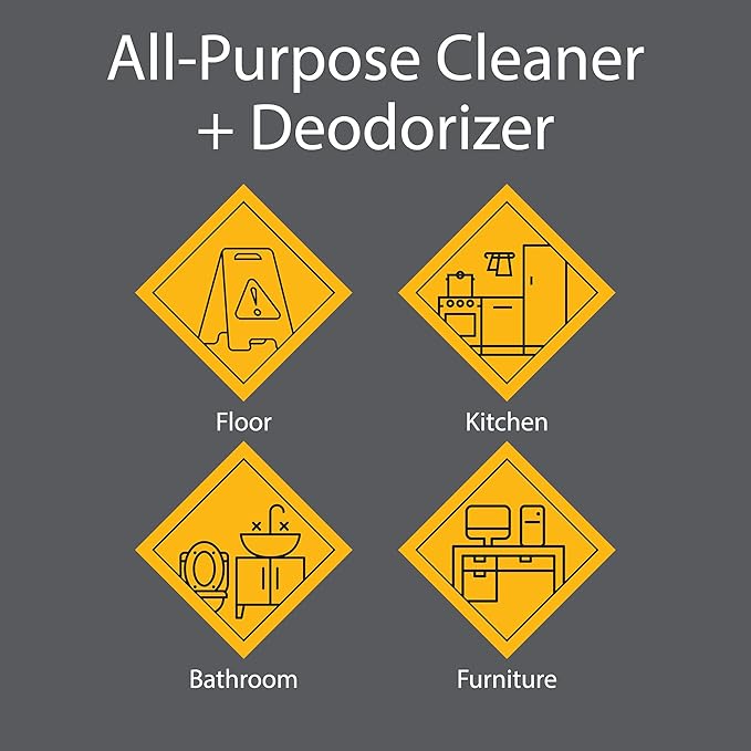 Pro-Grade All-Purpose Cleaner & Deodorizer - Deep Cleaning & Odor Eliminating Formula For Professional & Home Surfaces - 32 Ounce Concentrate - Lavender Breeze, 2 Pack
