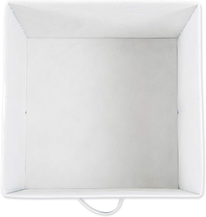 DII Non Woven Polyester Storage Bin, Polka Dot, French Blue & White, Small Set of 4