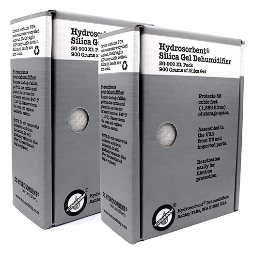 Hydrosorbent 66 Cubic Feet Silica Gel 900 g Pack of 2