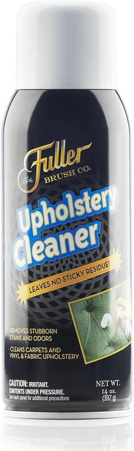 Fuller Brush Upholstery Cleaner – Foaming Multi-Surface Spray for Fabric, Carpet, Vinyl & Car Seats – Removes Stains & Odors Without Residue – Restores & Refreshes – 22 oz (Pack of 6)