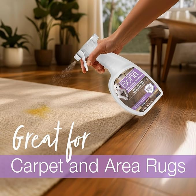 Bona Pet Spray Odor Eliminator, Dog Formulation, 32 fl oz, Safe for Carpeted Areas and Multi-Surface Floors