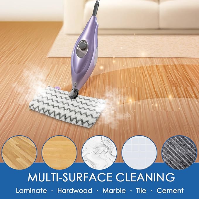 Upgraded Scrub Steam Mop Pad for Shark Steam Pocket Mop S3501 S3601 S2901 S2902 S3550 S3801 S3901 SE450 S3601D S3901D, Steam Mop Replacement Pads for All Hard Floors, 3 Pack