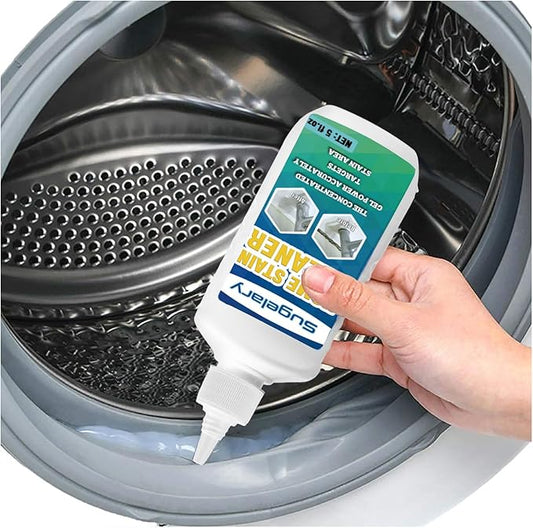 Sugelary Home Stain Cleaner, 5 fl oz Mold Stain Cleaner Gel for Washing Machine, Home Stain Cleaning Gel for Fridge, Tile, Grout, Sink and Bathroom Use