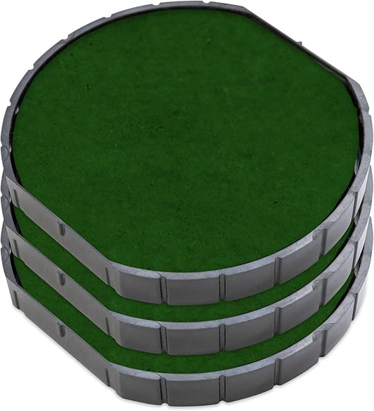 E/R50 Replacement Pad Compatible for 2000 Plus Printer R50 - Water Based - Pack of 3 - Green