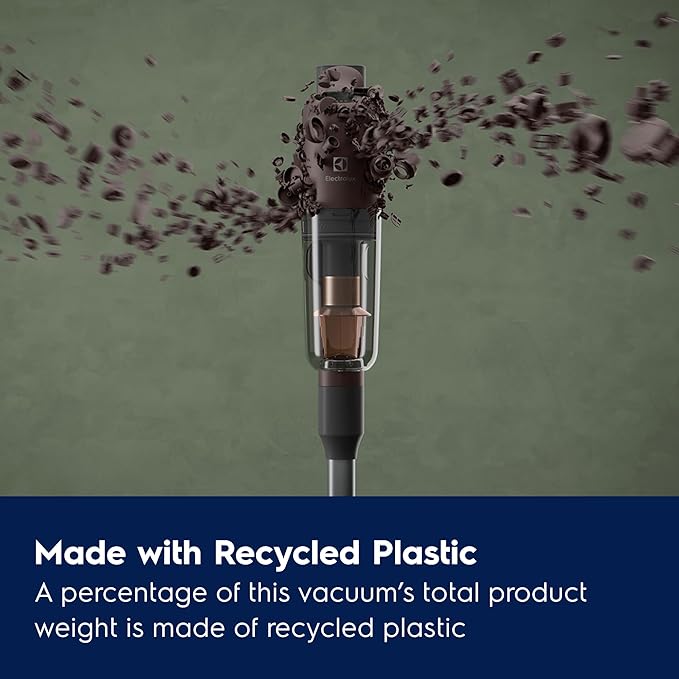 Electrolux Ultimate700 Complete Home Cordless Stick Vacuum with 3 Specialized Nozzles (Multi-Surface, Hard Floor & Pet), 50-Minute Run Time, 4 Power Modes, Walnut Brown