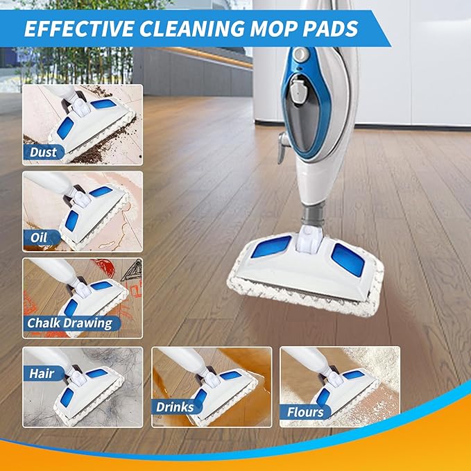 KEEPOW 5 Pack 1940 Pads Compatible with Bissell Powerfresh 1806 1940 1544 1440 2075A 2685A 1940W 19404 Series, Model 19402 19408 1940a 1940f 1940q 1940t B0006 B0017, Part #5938#203-2633