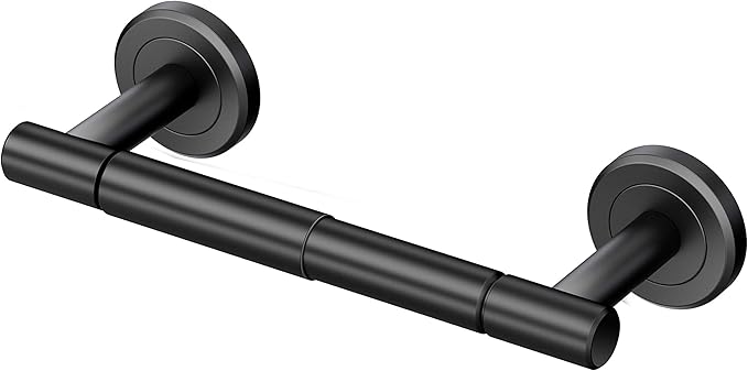 Gatco 4243BMX Latitude II Standard Toilet Paper Holder, Matte Black