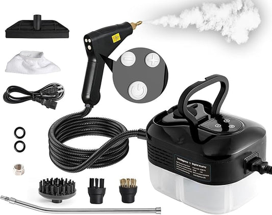 Handheld Steam Cleaner, 2500W High Pressure Multi-Surface Steam Cleaner for Home Use, Car Steamer For Cleaning Auto Detailing Kitchen Floors Tools