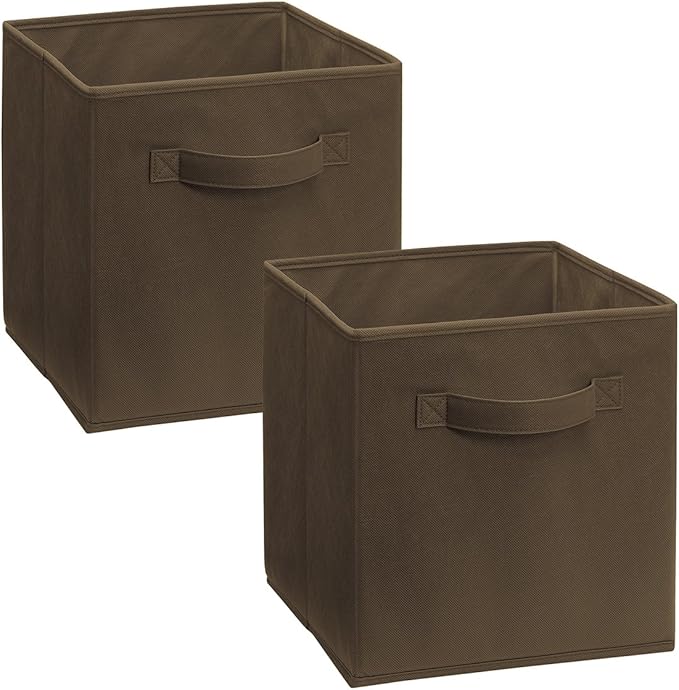 ClosetMaid 3786 Cubeicals Fabric Drawer, 2-Pack, Dark Brown