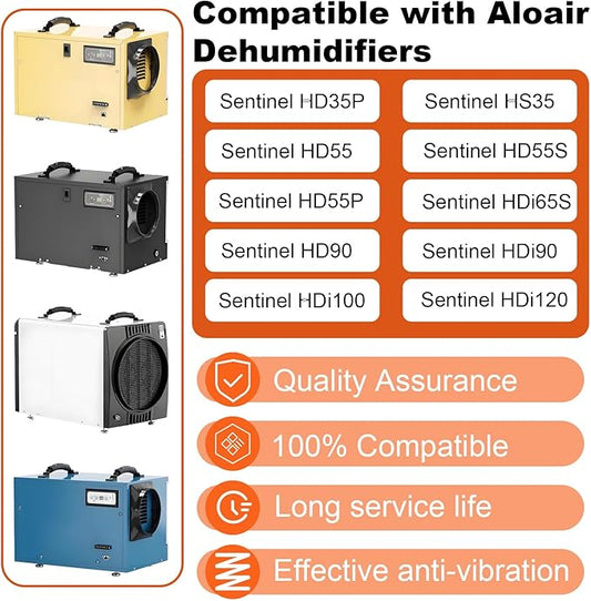 Dehumidifier Hanging Kit Replacement for Aloair Crawl Space & Basement Dehumidifiers Sentinel HD35P, HS35, HD55, HD55S, HD55P, HDi65S, HD90 & HDi90. Helps Reduce Dehumidifier Noise and Vibration