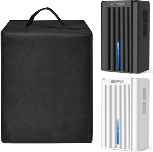 Dehumidifier Dust Cover Heavy Duty 600D Nylon Antistatic Waterproof Convenient Protective Case for Compatible with Dehumidifier CT11 for Home,95OZ (Black)