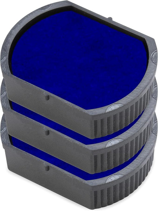 E/R17 Replacement Pad Compatible for 2000 Plus Printer R17 - Water Based - Pack of 3 - Blue