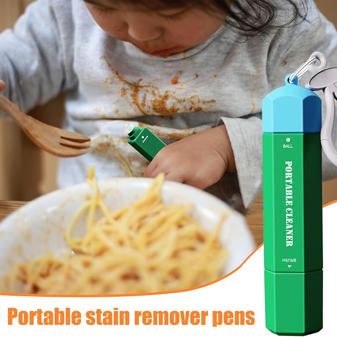 Clothes stain-Pen – Fast 15ml stain-Remover, Lightweight Portable Stick, Safe Fabric Cleaning Solution, Compact Laundry Accessory, stain-Solution | stain-Pen Usage During Travel Trips, Nurse