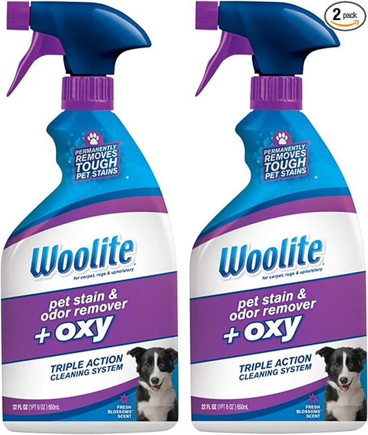 Woolite Pet Stain and Odor Plus Oxy, 22oz (Pack of 2), 2834