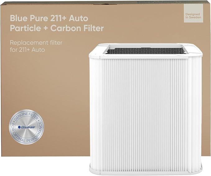 Blueair Blue Pure 411+ Genuine Replacement Filter, Particle and Activated Carbon