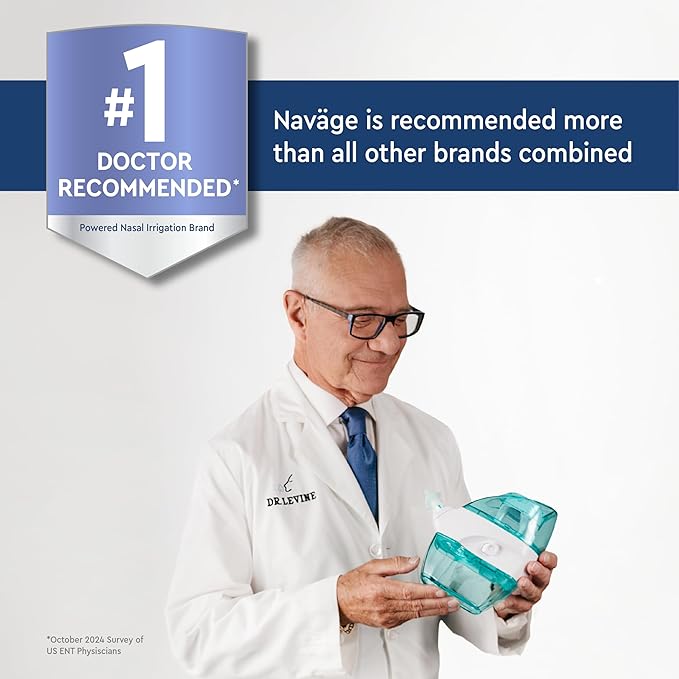 Navage Countertop Caddy - Storage Caddy Organizer for The Navage Nasal Irrigation System - 3-Tier Nose Cleaning Supplies Organizer with Detachable Tray - Plastic Caddy Only - Nasal Care Accessories
