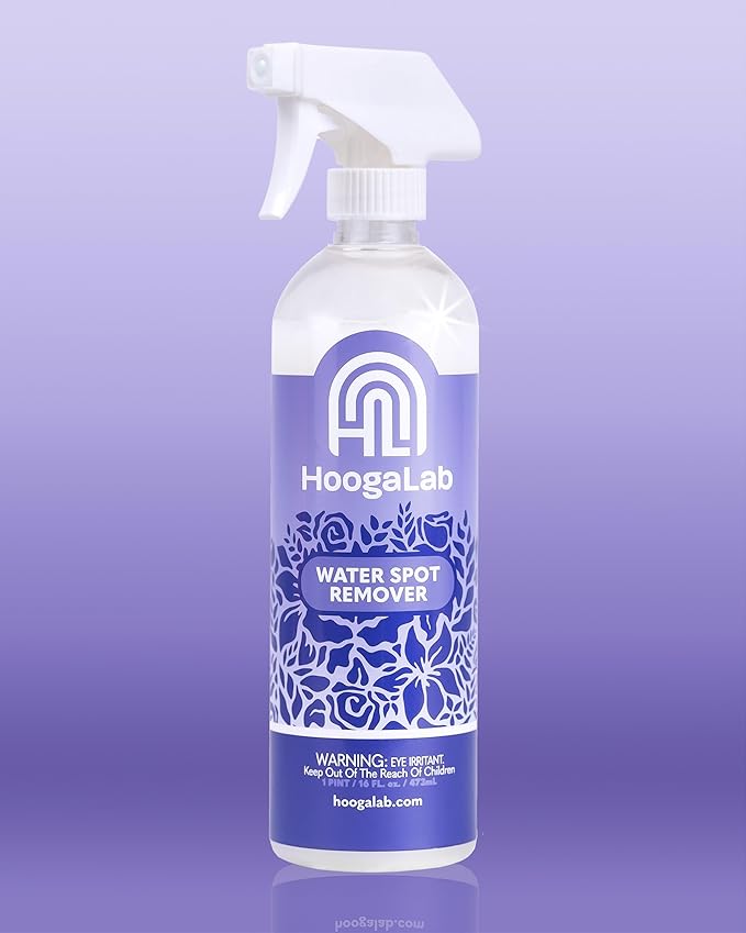 Water Spot Remover 16oz Hard Water Spot Glass Cleaner - Dissolves Mineral, Lime, Soap Scum Fast, Streak Free Finish | Shower Glass, Bathroom Mirror, Metal Faucet (2 pack)