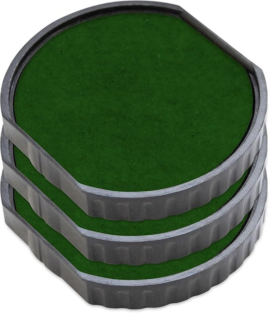 E/R40 Replacement Pad Compatible for 2000 Plus Printer R40 - Water Based - Pack of 3 - Green