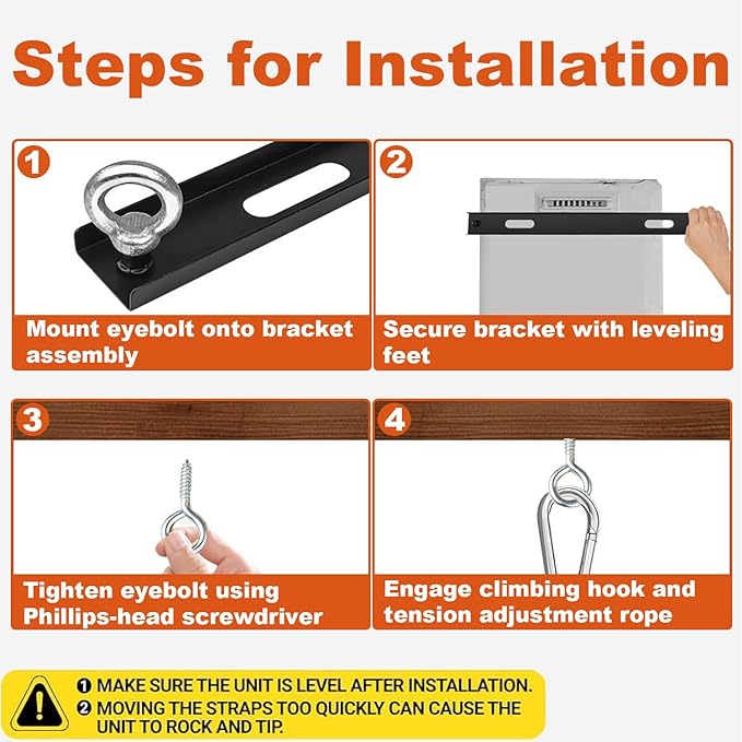Dehumidifier Hanging Kit Replacement for Aloair Crawl Space & Basement Dehumidifiers Sentinel HD35P, HS35, HD55, HD55S, HD55P, HDi65S, HD90 & HDi90. Helps Reduce Dehumidifier Noise and Vibration