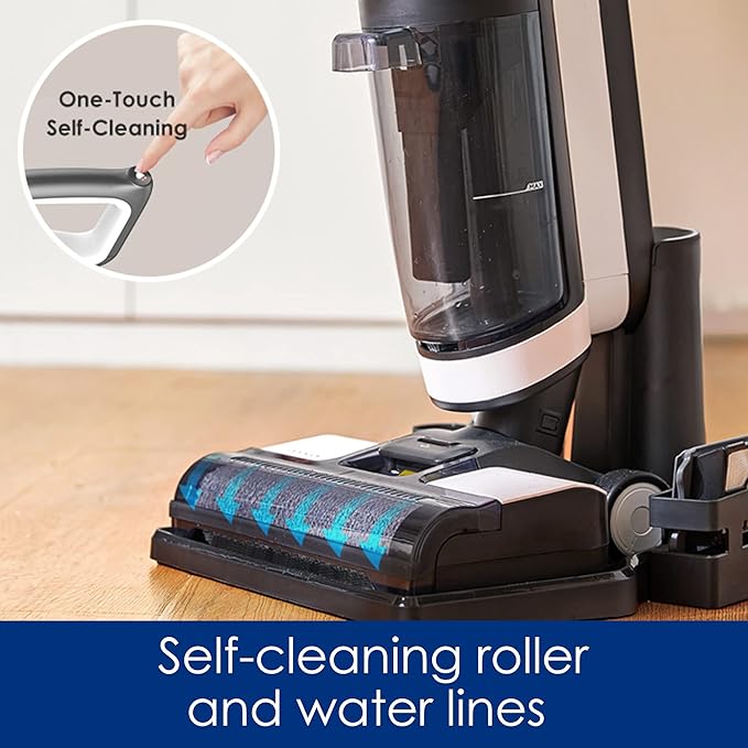 Tineco Floor ONE S3 Cordless Hardwood Floors Cleaner, Lightweight Wet Dry Vacuum Cleaners for Multi-Surface Cleaning with Smart Control System (Renewed)