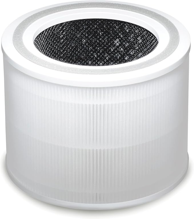 Clorox Medium Room Air Purifier True HEPA Replacement Filter, 1,000 Sq. Ft. Capacity, Reduces 99.97% of Allergens up to 0.1 Micron, Compatible with 11070, 1 Count (12070)