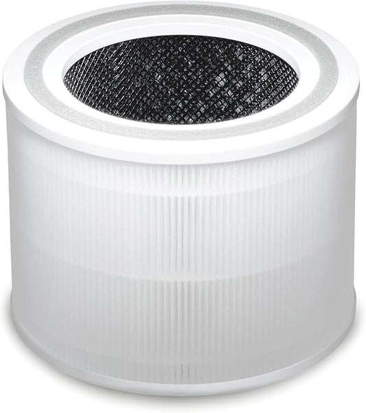 Clorox Medium Room Air Purifier True HEPA Replacement Filter, 1,000 Sq. Ft. Capacity, Reduces 99.97% of Allergens up to 0.1 Micron, Compatible with 11070, 1 Count (12070)