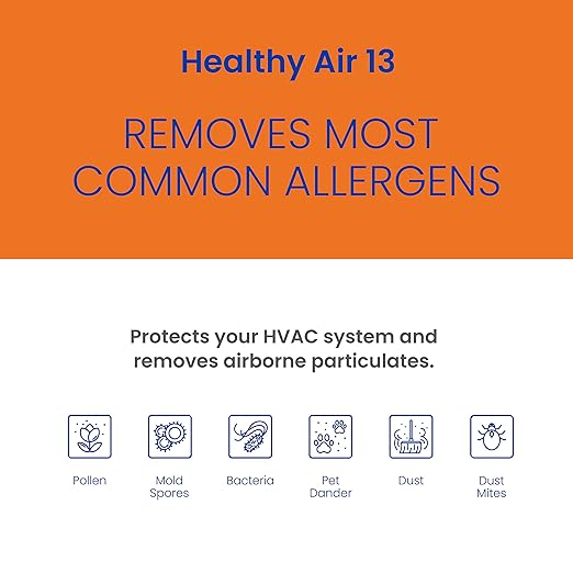 AprilAire 213 Replacement Filter for AprilAire Whole House Air Purifiers - MERV 13, Healthy Home Allergy, 20x25x4 Air Filter (Pack of 8)