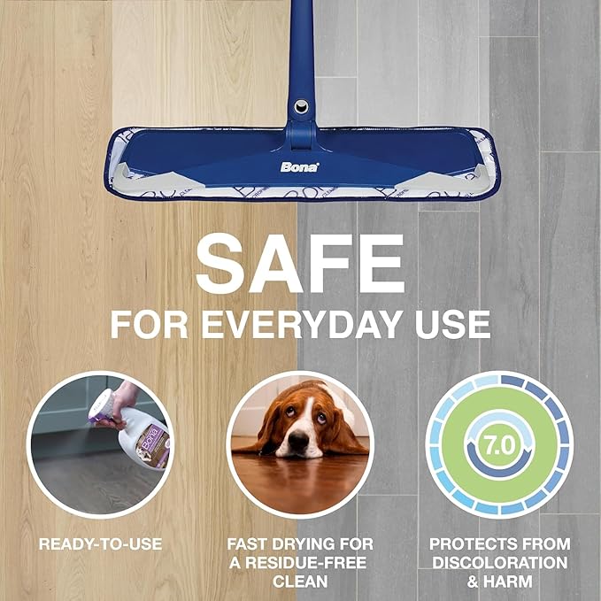 Bona Pet Spray Odor Eliminator, Dog Formulation, 32 fl oz, Safe for Carpeted Areas and Multi-Surface Floors