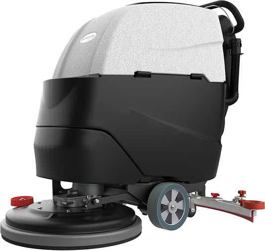 AF2217 Self-Propelled Floor Scrubber with Traction Drive, 22" Path, 17-Gal Tank, Lithium Battery –Save Labor & Costs, Smart Investment for Warehouses, Schools, Hospitals & Airports