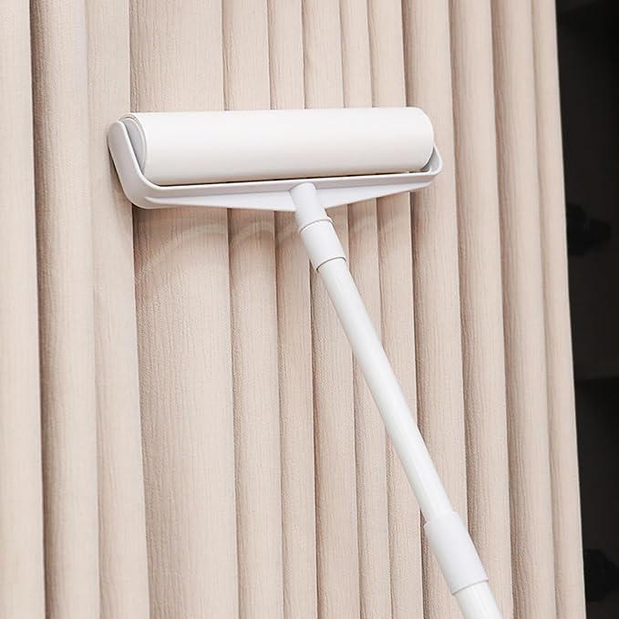 9.45 inch Large Lint Roller Refills for 9.4'' - 9.5'' Wide Lint Rollers for Pet Hair Extra Sticky Floor Lint Remover Refill 60 Sheets per Roll 5 Pack Total 300 Sheets