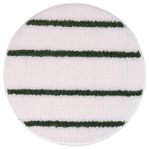 Commercial Grade Bonnet Pad Scrubber Abrasion and Absorbency with Cleaning Strips